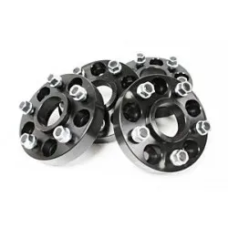 SET SPOORVERBREDER 30MM ZWART (4 STUKS) D3/ D4/ D5/ R3/ R4/ RS1/ RS2/ NEW DEFENDER