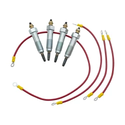 GLOEIBOUGIE SET COMPL, MET 4 STIFTEN